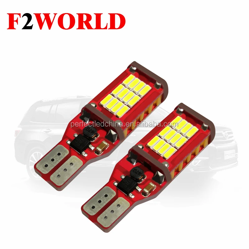 F2WORLD LED Car LED Bulbs T10 33smd 3014 Canbus Auto Lamp For Clearance Width License plate Wedge Lights Error Free DC 12V