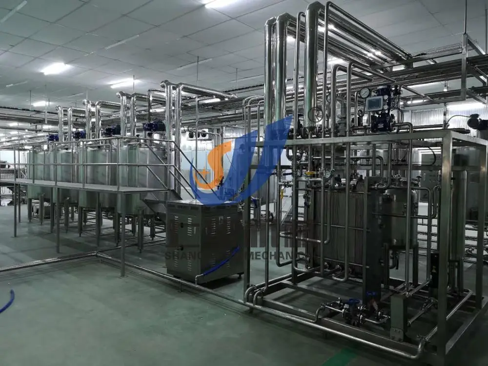 Mixed juice production line,juice processing factory and make machine