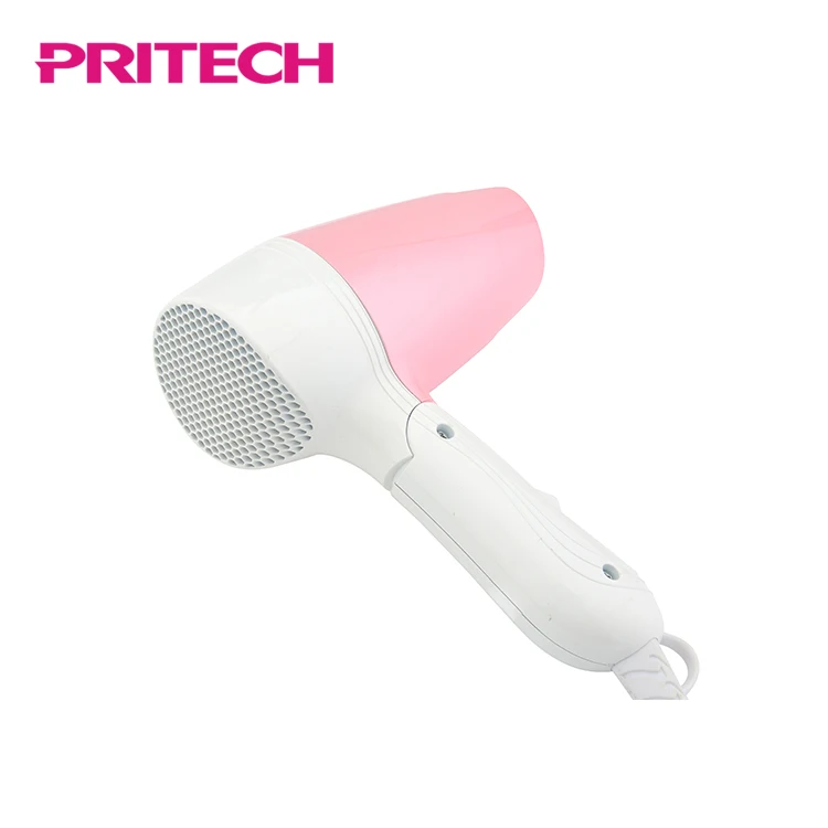 PRITECH 1200W Custom Portable Travel Use Foldable Dual Voltage Hair Dryer