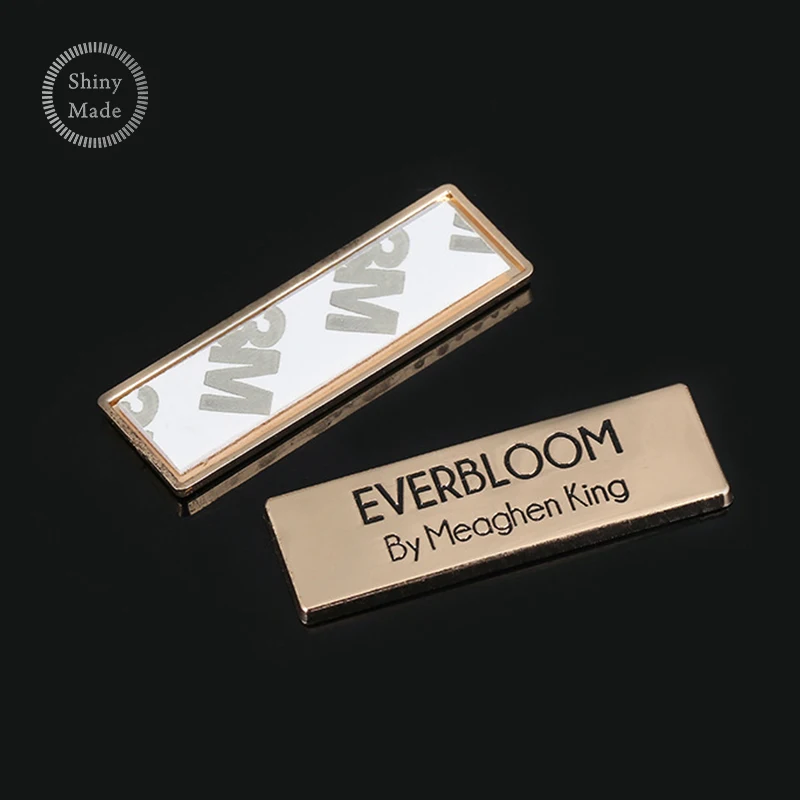 Professional Factory Free Design Logo Metal Hang Tag For Bags Made In China