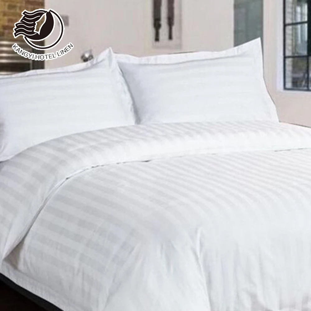 5 Star Hotel Duvet Cover White 100% Egyptian Cotton Hotel Bedding Linen Set For Use