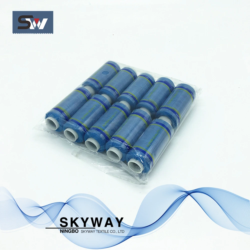 Cheap price polyester spun sewing thread 302 small packing for African market