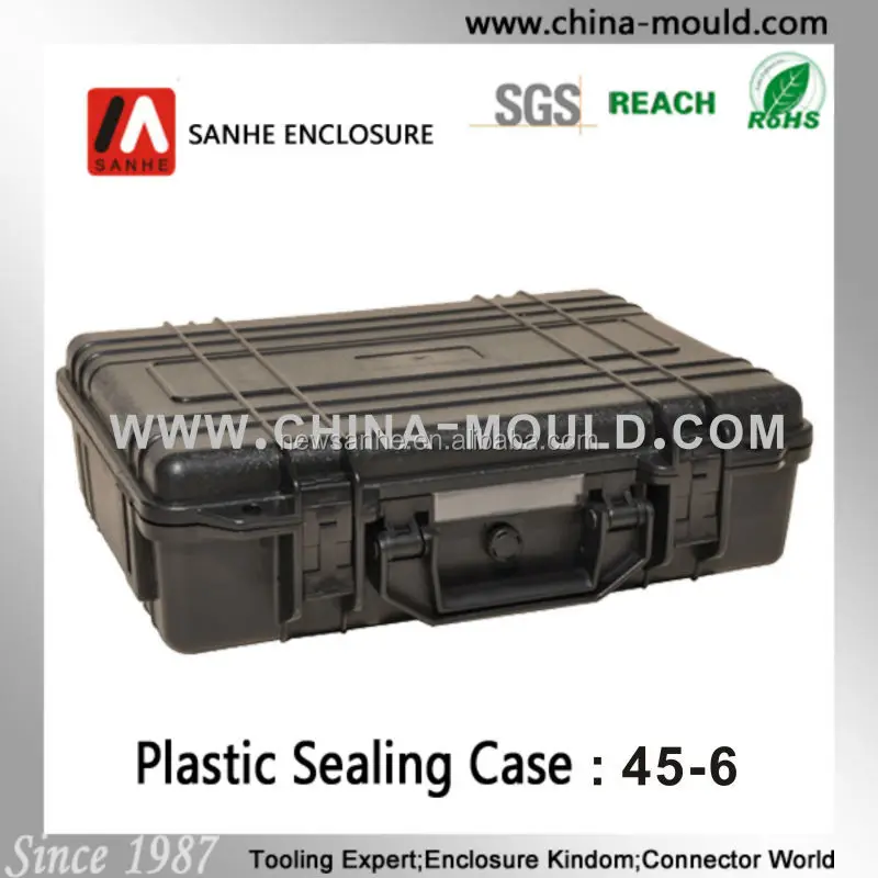 Plastic IP67 Waterproof hard Tool Case Equipment Carrying storage Protective Box With Custom Foam high-impact equipment case