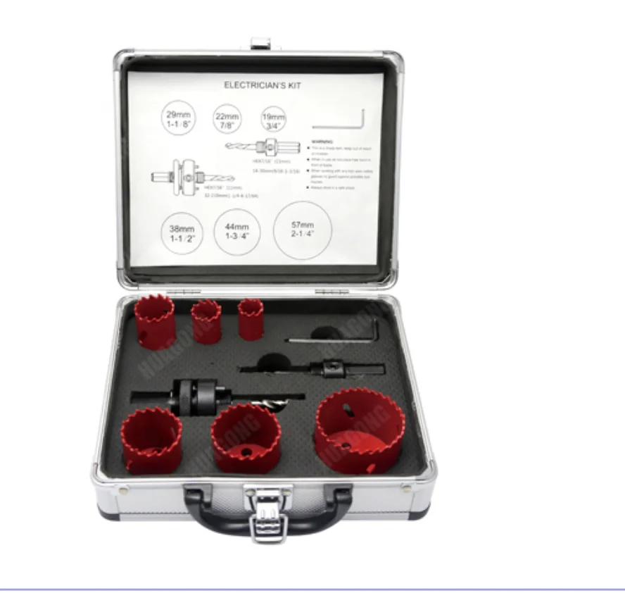
14PCS BI-METAL HOLE SAW SET 