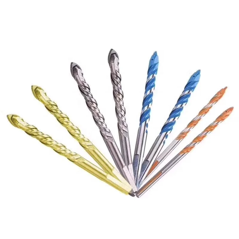 
Silver Triangle Tip Drill Bits Carbide Tile Glass Drill Bit 