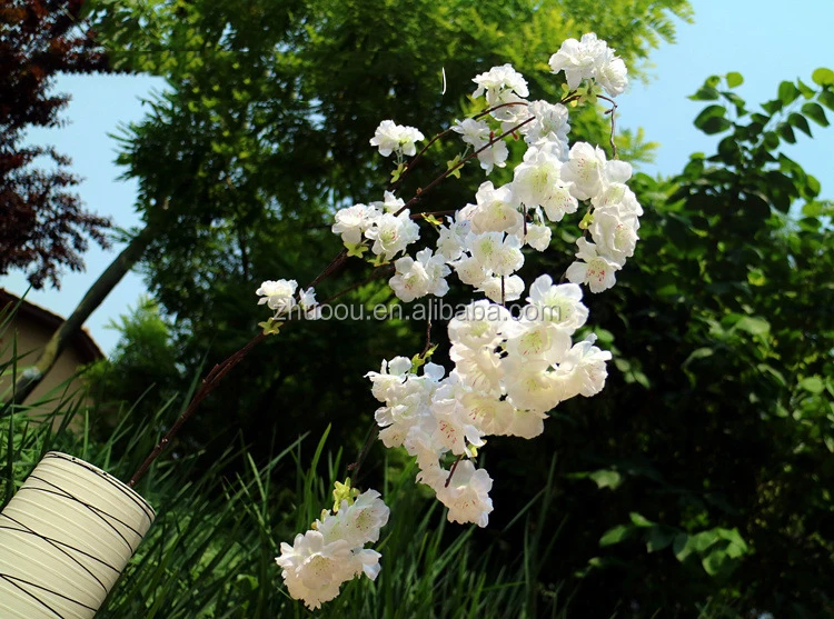 ZERO Artificial Flowers Wedding Decor Cherry Blossom Branch Flowers Fake Flowers Cherry Blossom