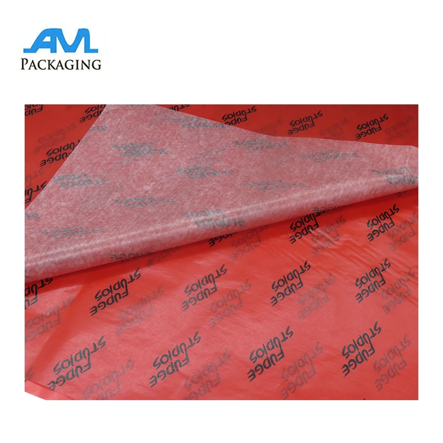 60*60cm custom logo design printing color wax waterproof flower gift wrap paper