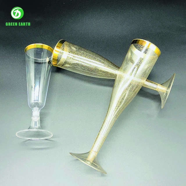 7oz silver rim plastic cups 12oz plastic cup 9OZ champagne glass
