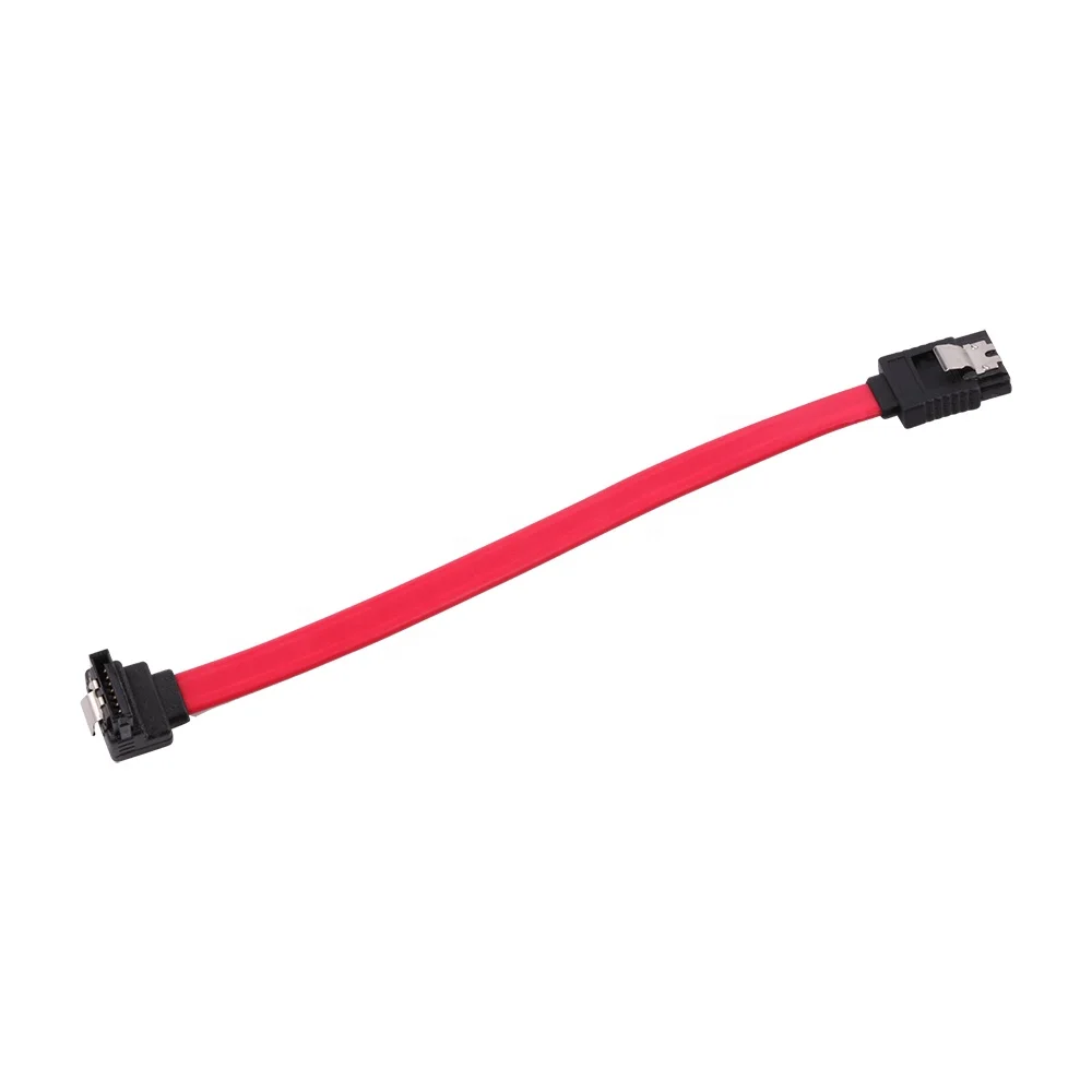 SATA III cable SATA 3.0 cable red straight to right-angle applicable to all SATA interface for computer HDD