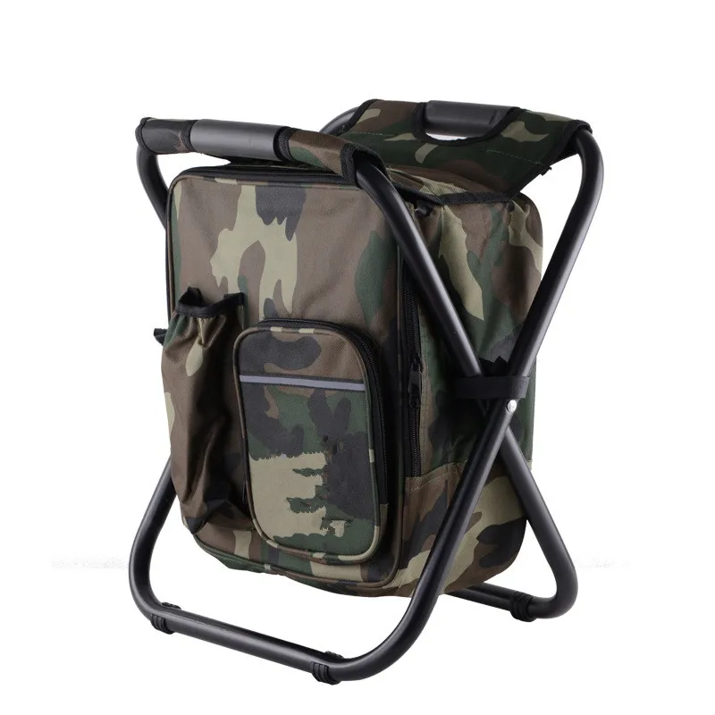 
Fishing chair with cooler bag thermal lined cooler bag for fishing camping hiking 