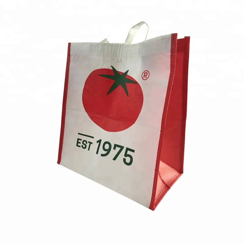 Recycled RPET Water Bottle Bag PET Stitchbond Shopping Laminated RPET Bag