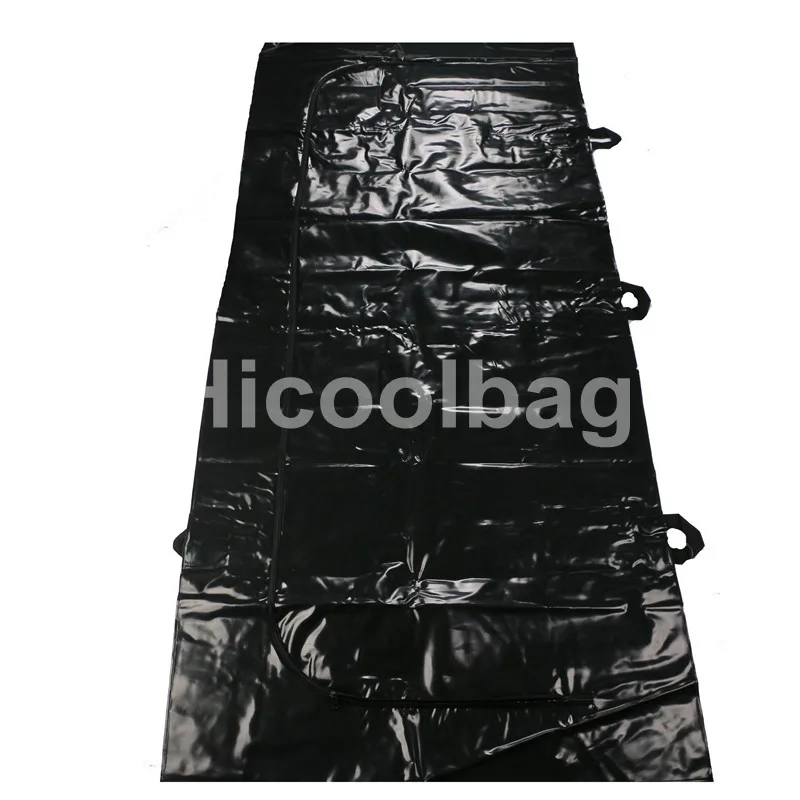 2023 Medical waterproof dry Black funeral corpse dead body bag