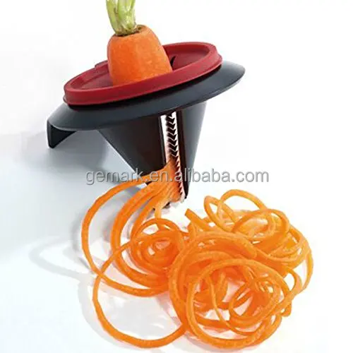 Kitchen Fruit Vegetable Tools Vegetable spiral slicer peeler plastic cutter spiralizer