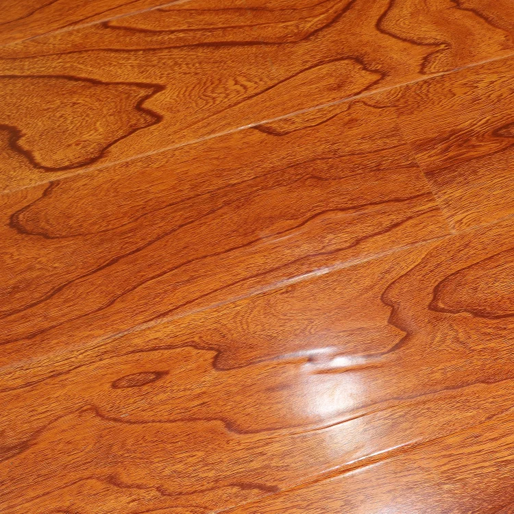 8mm wax anti scratch laminate wood flooring