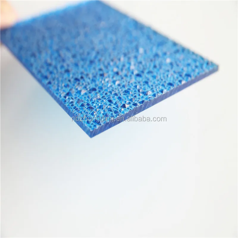 blue embossed solid polycarbonate sheet/blue polycarbonate embossed sheet