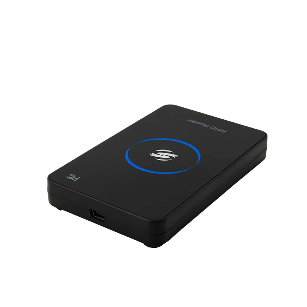 Access Control Contactless USB 13.56mhz HF Key Card Book RFID Reader Desktop for reading IC N213 Tag iso14443a long range