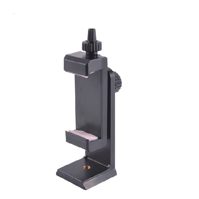 360 Degree Rotatable phone clamp manufacturer smart design cell phone clamp with 1/4' screw & L shape base