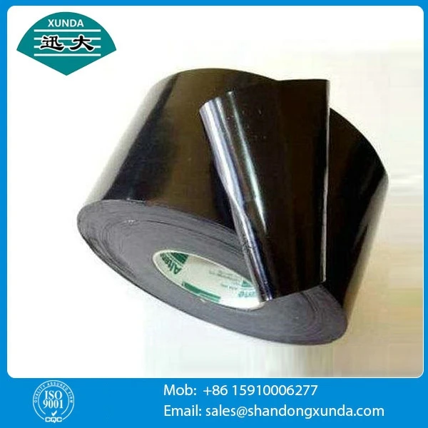 White and black corrosion protection tape for gas water pipeline