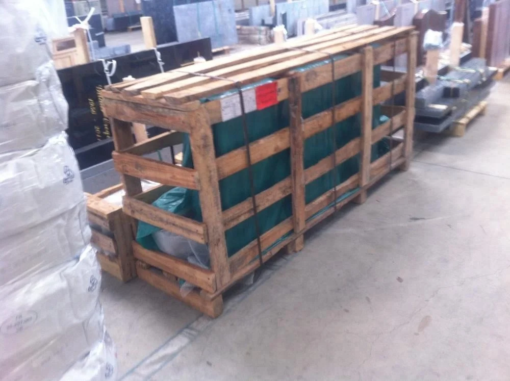 Western Style Gravestone Cross Monument Shanxi Black Granite Headstone