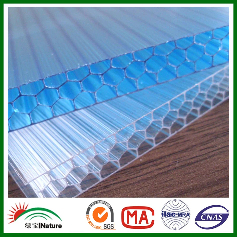 colored polycarbonate sheet polycarbonate board polycarbonate panel PC honeycomb hollow sheet