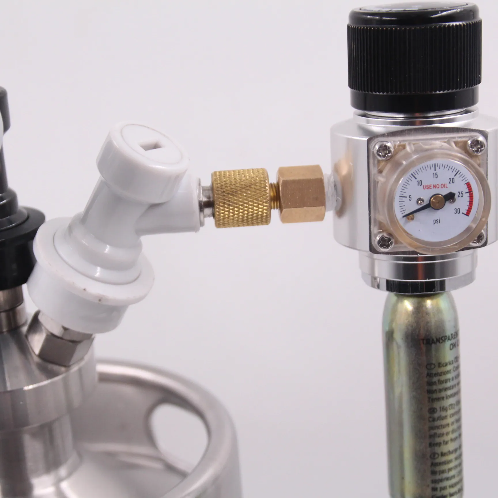 Dispensermini keg System 4L CO2 Regulator Stainless Steel beer keg