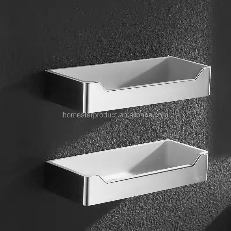 Plastic corner bathroom shelf and corner tennsion pole shower caddy