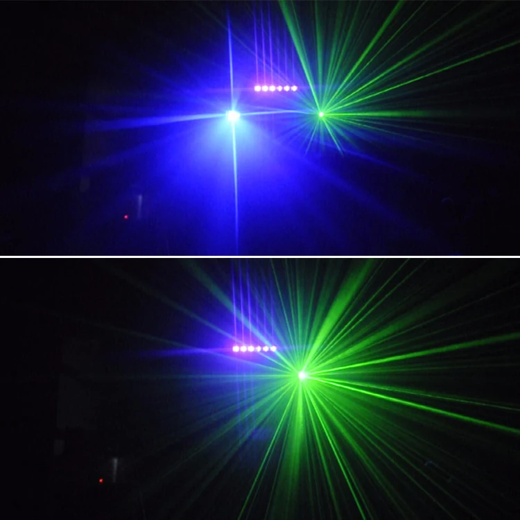 4-in-1 Par Can + UV Bar +Derby +Laser Complete Effect Light System Portable DJ Lighting Package