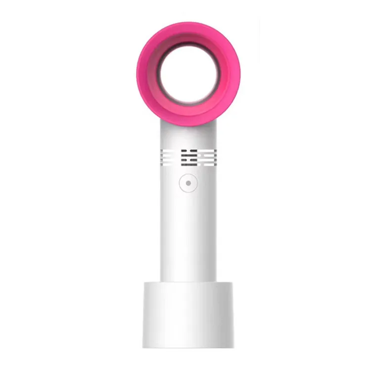 Портативный мини-кулер без листьев, перезаряжаемый портативный USB безлопастный вентилятор