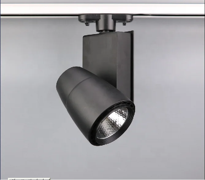 
Track spotlight led30W clothing store window background wall suction top mounted guide rail spotlight 25W slide light 