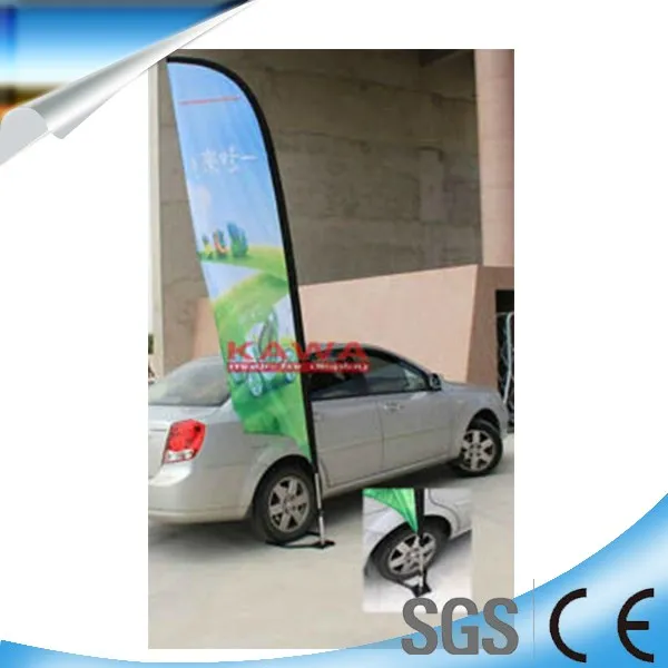 Customized Teardrop Event Banner for car exhibition show