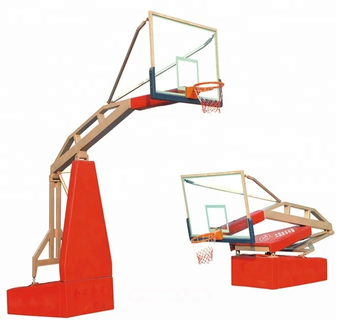 Custom Ring and Rim Height Adjustable Basketball Backboard Steel Stand Basketball Hoop