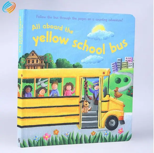 China Custom Mini Spiral Bound Hardcover Hardback Comic Kids Board Books Printing Services