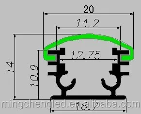LED Aluminum Profile/Lighting Accessories for LED Strip