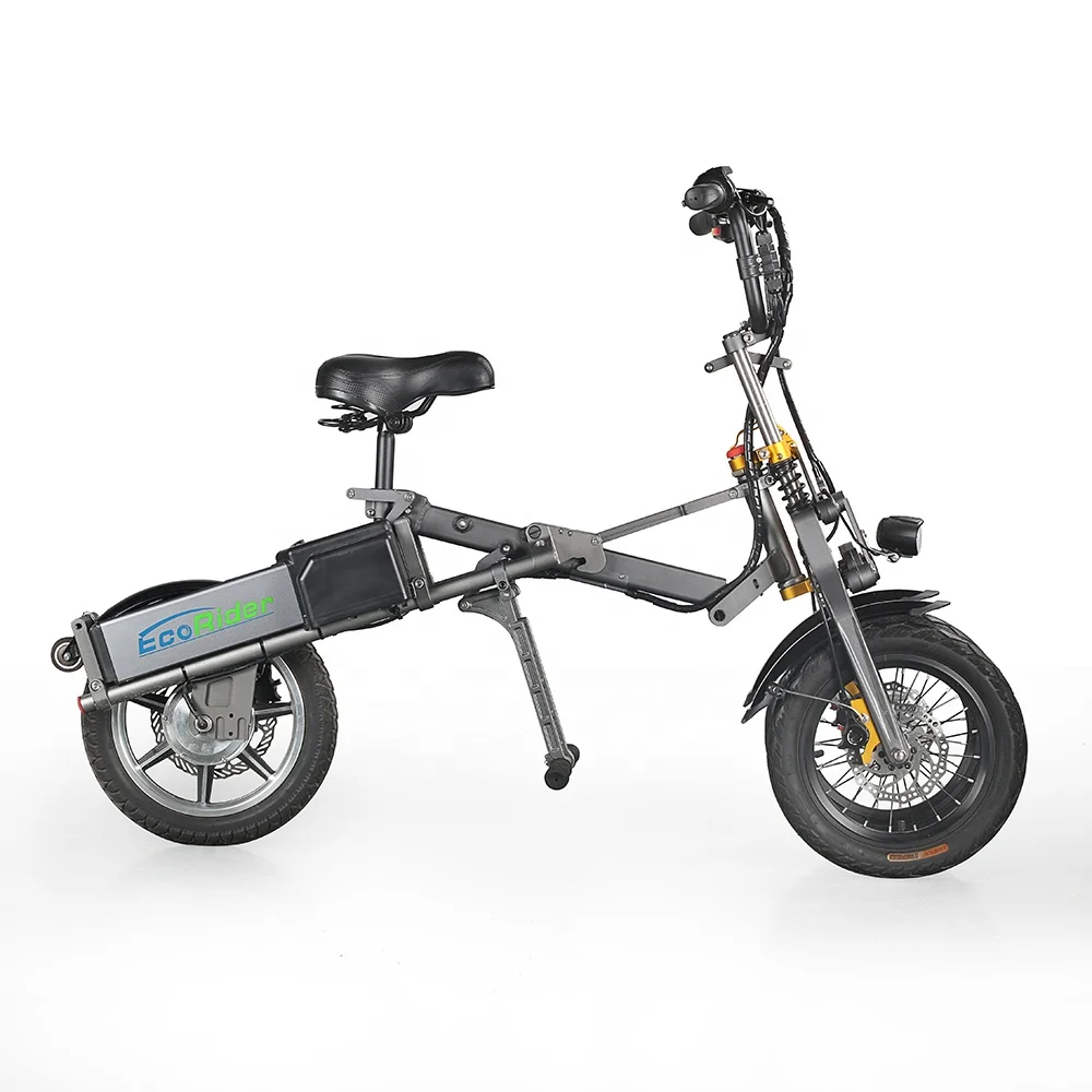350 Вт складной электрический велосипед, способный преодолевать Броды для взрослых 3 колеса для электрического велосипеда