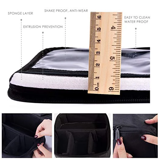 Cosmetic Case Travel Makeup Organizer Mini Train Portable Storage Toilet Bag