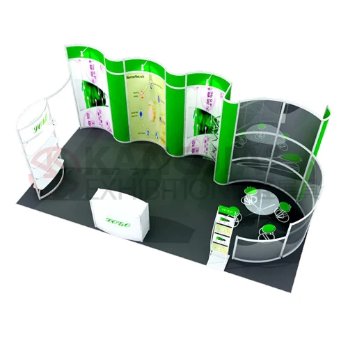 Custom Flexible Modular Foldable Exhibition Stand / Stall Booth