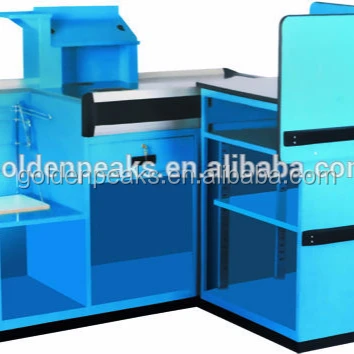 2016 New Design Promotion Supermarket Cash Desk/Checkout Counter/Cashier Table