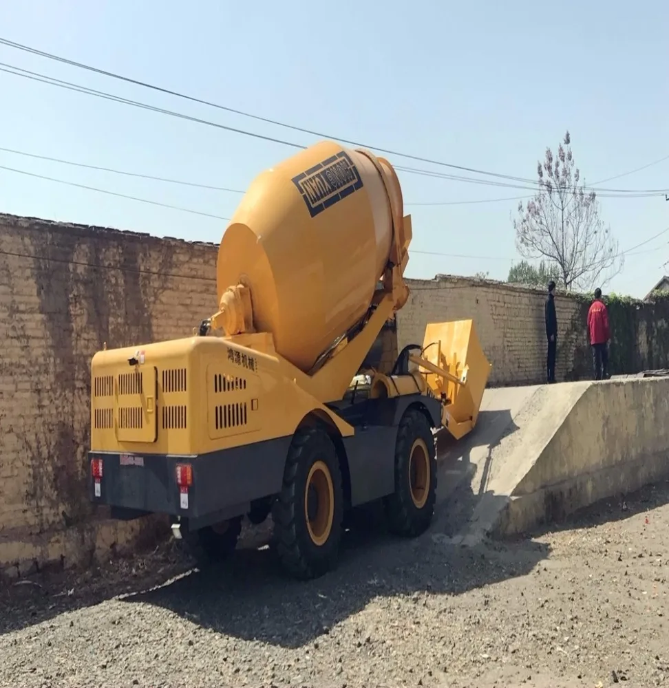 HONGYUAN self-loading concrete mixer machine for sale