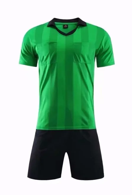 2021 2022  new no logo customize soccer sets Referee uniform Soccer Thai