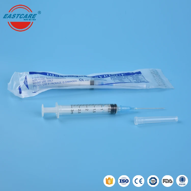 
Medical Sterile Disposable Syringe with Needle (blister packing) 