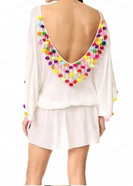 Manufacturer Wholesale 3cm Pompom Trimmings For Swimwear