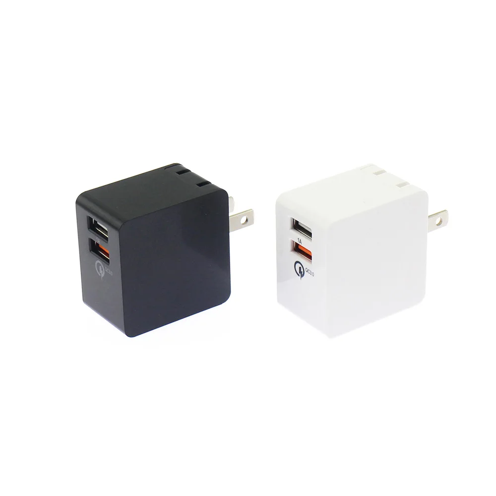 
Factory Direct Quick Charge 3.0 USB Wall Charger, 23W Dual USB Travel Charger 