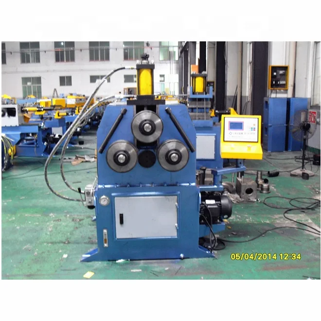 
automatic easy operation 3 roller steel tube coiling machine and steel pipe rolling bending machine manufacturer in jiangsu 