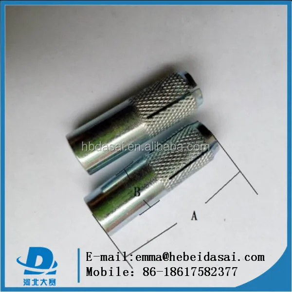 Drop in anchor carbon steel expansion anchors bolt for structure