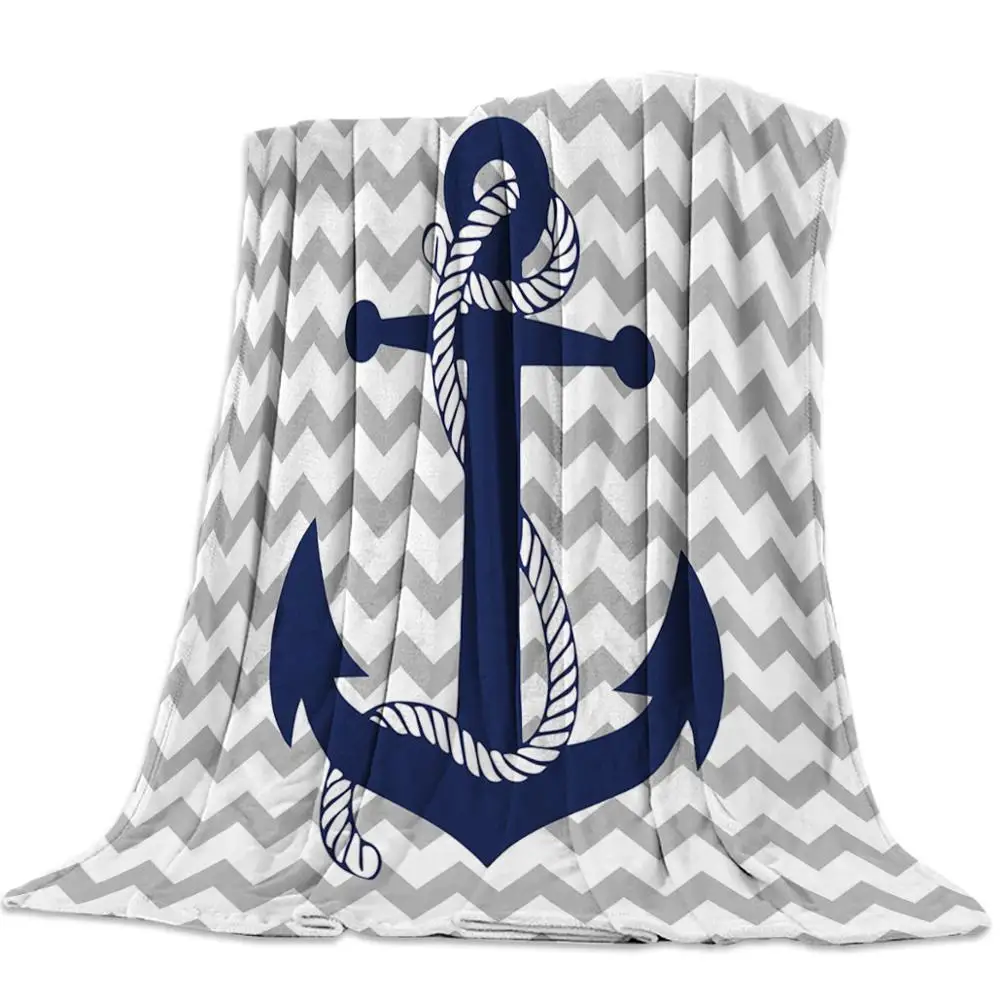 
Anchor Printing Super Soft Minky Fleece Kids Blanket For Baby Comforter Warm Blankets 