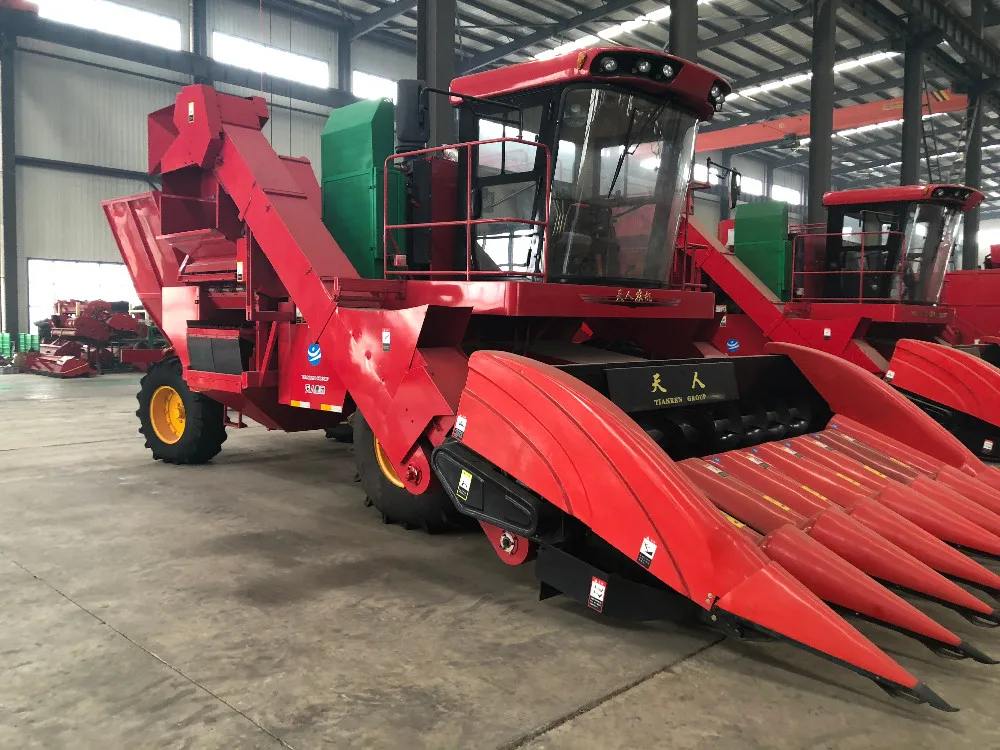 TIANREN 3 - 7 Rows Corn Picker for sale best for down corn