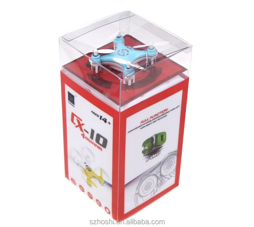 Cheerson cx-10 Mini drone 2.4G 4CH 6 Axis LED Christmas gift toy