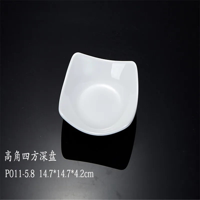 Dinner plate set Square Plate Tableware For a Restaurant