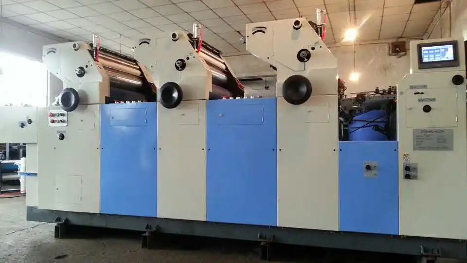 HT356II  Low price good quality  offset printing machines 3 color mini offset printer