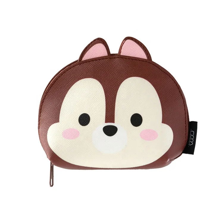 Genuine Disney tsum tsum Mickey 90th Anniversary Women Portable Waterproof PU Coin Purse